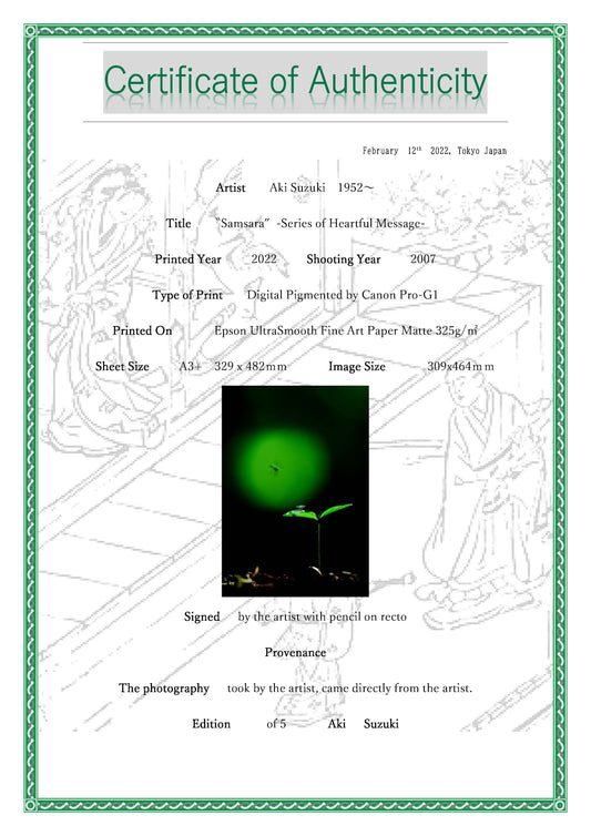 「サムサーラ」　－メッセージ－